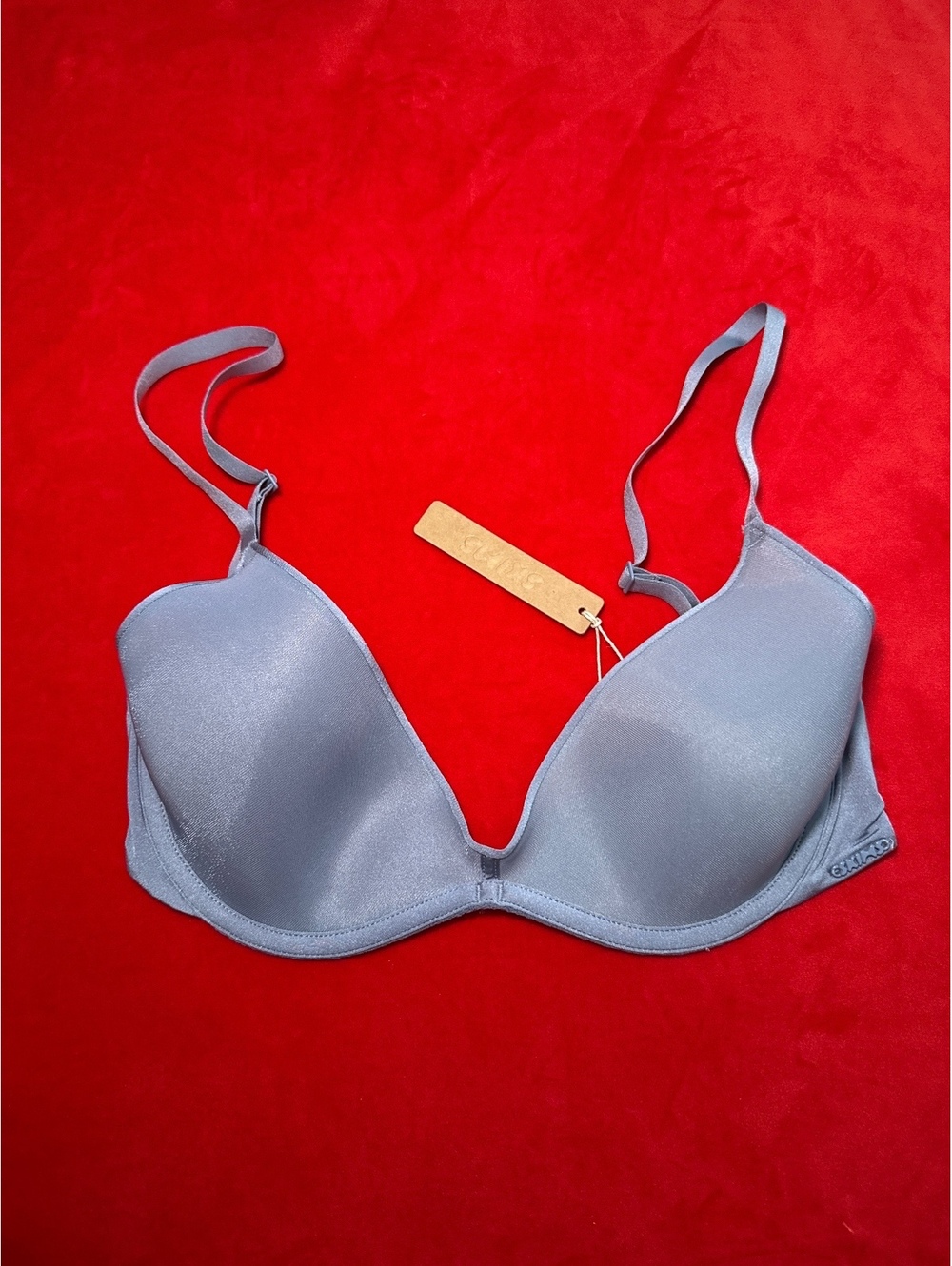 Skims Weightless Scoop Bra Color Slate Size 44D
